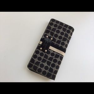 Kate spade fabric/ leather wallet